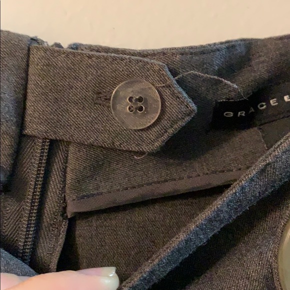 Gently worn grey A line skirt - Picture 5 of 5